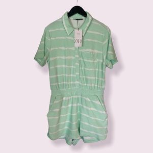 Zara Terry Cloth Romper